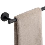 Towel Bar 39 Inch Black Towel Bar Wall Mounted Thick Stainless Steel Shower Towel Rack for Bathroom (Splicing Style)