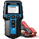 Topdon Car Battery Tester 12V 24V Load Tester, BT200 100-2000CCA Automotive Alternator Tester Digital Auto Battery Analyzer Charging Cranking System Tester for Car Truck Motorcycle ATV SUV Boat Yacht