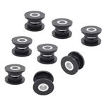 MOTOKU Pack of 4 Front Rear Left Right Upper Lower Shock Absorber Bushing Pin Kit for Arctic Cat 300 400 454 500 650 4x4 Snowmobile