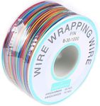 JESSINIE 8-Color Electronic Wire - 30 AWG Single Core, 250M Tinned Copper Solid Cable for Circuit Boards & PCB