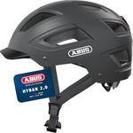 ABUS Hyban 2.0 City Helmet - Durable Bicycle Helmet for Daily Use with ABS Hard Shell - for Women and Men