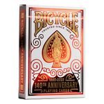Bicycle – Set of 54 Playing Cards – 140th Anniversary Edition – Metallic Gold, Ace and Vintage Figures – Optimal Slide – Poker/Magic