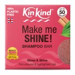 KinKind Shampoo Bar - Make Me SHINE! Solid Shampoo Bar for Highlights & Coloured Hair | Natural Shampoo Bar, Travel Shampoo, Solid Shampoo Bars for Hair UK | Up to 50 Washes - Vegan & Cruelty-Free