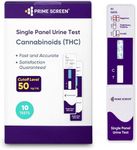 Prime Screen [10 Pack] Marijuana Drug Test Kit - The Most Accurate Medically Approved Urine Drug Screening Test - Detecting Any Form of THC Cannabis - WDTH-114