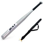 Optifit® 32inch Baseball Bat with Storage Bag, 1100g Alloy Steel Baseball Bat, Heavy Duty Base Ball Bat for Baseball Stick, Best Self Defense Sports Equipment