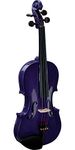 Stentor Harlequin Violin Outfit 4/4 Size, Violin for Intermediates with P&H Fibreglass Bow, Lightweight Case, Colourful String Instrument 1401APU, Purple