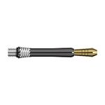 Target Darts Unisex's Heli Ti Darts Shaft, Black, Gold and Silver, Intermediate