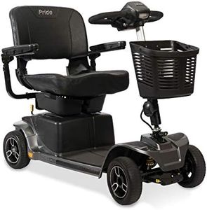 Pride Mobility Revo 2.0 Rugged Mobility Scooter – Heavy-Duty 4-Wheel Scooter – Portable for Adults (Grey)