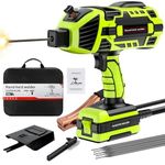 YesRight 110V 120Amp Welding Machine Handheld Portable ARC Welder Gun Hand Held Welder Machine with Digital Display IGBT Inverter 6 Variable Current Adjustment for 1/16''-1/8'' Welding Rods