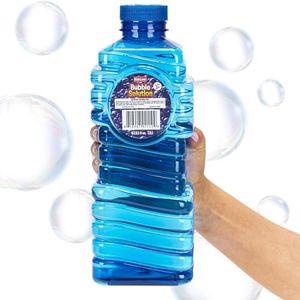 Kidzlane Bubble Solution Refill 67.63 oz | Large, Easy-Grip Bottle for Bubble Guns, Wands, Bubble Machines | Bubble Toy for Ages 3+