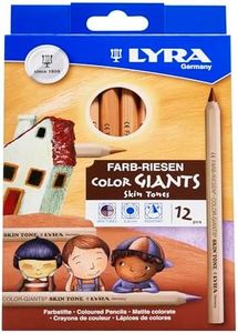 Lyra Colour Giants Skin Tones Pencil Set (12 Pieces)