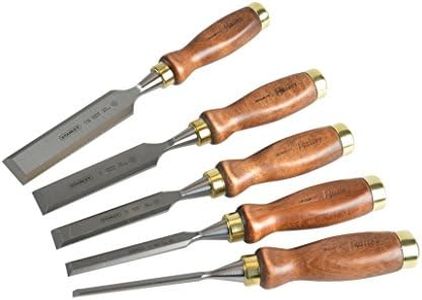 Stanley Tools ZSTA-1-16-503 Bailey Chisel Set of 5 in Leather Pouch