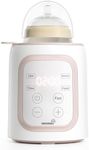 Grownsy Bottle Warmer, 8-in-1 Fast Baby Bottle Warmer for Breastmilk or Formula, Smart Temperature Control and Automatic Shut-Off, Baby Essentials for Newborn-Blush