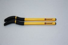 Swanneck Left handed pen 2 pen pack of yellow barrel black ink