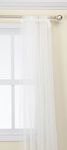 Ikea Polyester Solid Curtains, 98 X 110 Inch, White