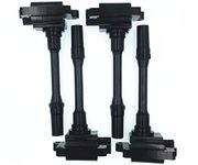 HZTWFC 4 Pack Ignition Coil OEM # H6T12471A MD362913 Fit for Mitsubishi Pajero Pinin H6T12471A