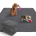 ULIGOTA Washable Dog Pee Pad 2 Pack (80x90cm) Waterproof Reusable Puppy Training Pads Non-Slip Pet Whelping Pads