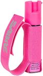 SABRE Runner Pepper Gel, Maximum Police Strength OC Spray, Reflective Hand Strap for Easy Carry & Quick Access, 0.67 fl oz, Secure & Easy to Use Safety, Optional Clip-On Alarm & LED Armband Combos