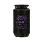 Karyatis Spanish Black Pitted Olives In Brine 907g