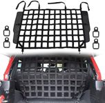 G Dog Barrier Rear Cargo Net Compatible with Jeep Wrangler Accessories JK JL Unlimited Sahara 4-Door 2007-2025, Safety Mesh Pet Divider for Medium, Large Pets, Easy to Install