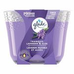 Glade Scented Candle, Tranquil Lavender and Aloe, 3-Wick Candle, Air Freshener Infused with Essential Oils for Home Fragrance, 1 Count