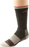 Darn Tough 1405 Men's Merino Wool Boot Sock Full Cushion, Olive, Large (10-12)