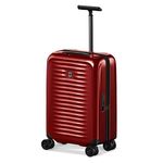 Victorinox Swiss Designed Suitcase, Airox Frequent Flyer Hardside Carry-on Bag, Cabin Luggage, 33 litres, Red, 612501 | Trolley Travel Bag