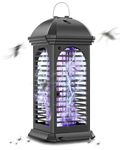 Mosquito Killer Lamp for Home – 4000V High Voltage Insect Killer Machine for Home – Fly Catcher Machine with IPX4 Waterproofing (Dark Black)