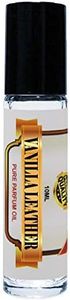 Perfume Studio Vanilla & Leather Premium Fragrance Oil; Pure Parfum 10ml Roller Bottle (Vanilla Leather)
