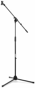 Vonyx Microphone Stand Holder Vocal Mic Mount Tripod with Boom Adjustable Height