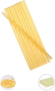 15Pcs Hot Glue Sticks, 270 x11mm Yellow Eva Hot Melt Glue Sticks Adhesive General Repair Tool for DIY Home Office Projects Car Dent Repair Craft Audio Art