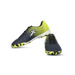 Vector X Royale + Turf Shoe for Men with Synthetic Leather Lightweight Insole Provides More Comfort, Cushioning and Grip EVA Phylon/Rubber Sole (Navy-Green, Size-6)