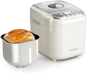 SUMSATY Bread Maker, 2.2LB 16-in-1 Bread Machine, Automatic Bread Maker Machine with Nonstick Ceramic Pan & 15H Timer & 1H Keep Warm for Beginner, Breadmaker with Gluten-Free, French, Yogurt, Recipe