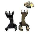 Aluminum Alloy Leaf-PEQ Fixed Iron Front Sight Fit LA5 PEQ15 And C Models Mounts For Rifle AR15 M4 20mm Picatinny Rail