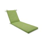 Pillow Perfect Pillow Perfect Outdoor/Indoor Baja Linen Lime Chaise Lounge Cushion 80x23x3