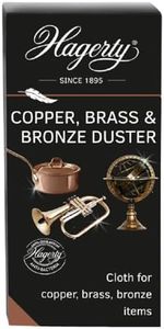 Hagerty Copper, Brass & Bronze Duster 36x55 cm I Bronze & Copper polishing Cloth I Antioxidation Protection I Cleaning Cloth for vases Copper Tableware Decorative Items Musical Instruments etc