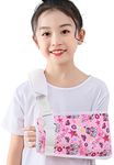 Ledhlth Princess Kids Arm Sling for Girls Shoulder Injury Pink Cute Toddler Shoulder Sling for Broken Arm Padiatric Elbow Wrist Sling for Torn Rotator Cuff (Kids S)