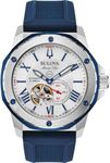 Bulova Mens Analogue Automatic Watch with Silicone Strap 98A225