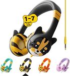 Kidrox® Toddler Baby Headphones (1-7 years old) for Kids, Durable & Flexible Headphones for Kids 85dB Limiting Wired HeadPhones, School, Travel, Tablet