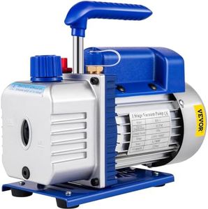 Mophorn Pompe à Vide 3CFM 1/4HP, Pompe à Vide Frigoriste 85 Lt/min Pompe à Vide Climatisation 230V/50HZ, Air Vacuum Pump Systèmes de Réfrigération Climatisation