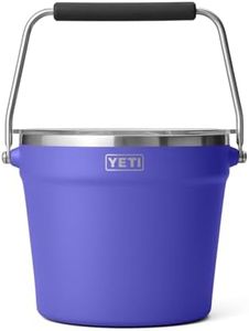 YETI Rambler Beverage Bucket, Double-Wall Vacuum Insulated Ice Bucket with Lid, Ultramarine Violet