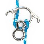 ProClimb 50 kN Rescue Figure 8 Descender - Stainless Steel Belay Device w/Bent-Ears - Figure 8 Belay Device - Descender - Rappelling Devices - Rigging Palates