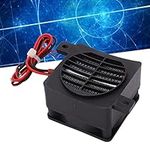 PTC Ceramic Air Heater, DC12V 50W Constant Temp Heating, Reinforced Nylon Shell, Ideal Car Fan Heater for Small Spaces