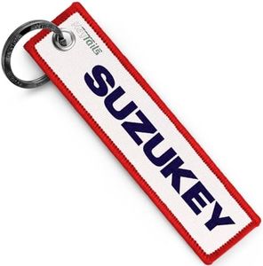 KEYTAILS Keychains Premium Quality Key Tag for Suzuki Motorcycles, Sportbikes, ATV, UTV, Cars [SUZUKEY]