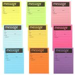 MAGICLULU 9 Books Phone Message Pad Telephone Message Sticky Notes Self Adhesive Message Pads Book Memo Sheets Urgent Notes to-do List Reminder for Home Office School Work Call