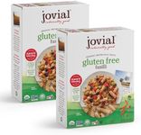 Jovial Whole Grain Brown Rice Fusilli Pasta - Pasta Fusilli, Fusilli Pasta, Whole Grain Pasta, Organic Pasta, Gluten Free, Dairy Free, Brown Rice Pasta, Made in Italy - 12 Oz, 2 Pack