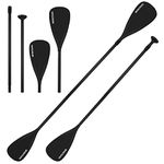 Winthai Sup Kayak Paddle Oars, 2-in-1 Oars Paddles for Kayaking SUP Paddleboard with Adjustable Length 165-215cm/65-85in, Lightweight Portable Detachable 4-Piece Sup Paddle for Inflatable Boat Canoe.