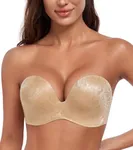 HACI Push Up Strapless Bra for Wome