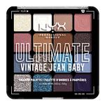 NYX PROFESSIONAL MAKEUP, Ultimate Shadow Palette, 16-shade Eyeshadow Palette, Vegan Formula - Vintage Jean Baby