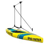 StoreYourBoard Standup Paddleboard Ceiling Hoist, Overhead SUP Pulley System (8 ft - 10 ft Ceiling)